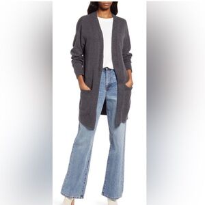 Cable & Gauge Gray Open Front Cardigan-NWT-size 3X